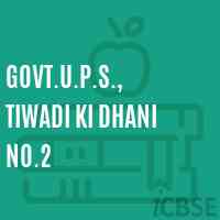 Govt.U.P.S., Tiwadi Ki Dhani No.2 Middle School Logo