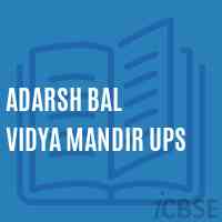 Adarsh Bal Vidya Mandir Ups Middle School Logo