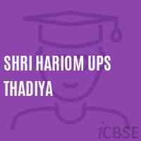 Shri Hariom Ups Thadiya Middle School Logo