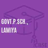 Govt.P.Sch., Lamiya Primary School Logo