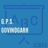G.P.S. Govindgarh Primary School Logo