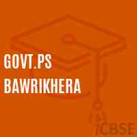 Govt.Ps Bawrikhera Primary School Logo