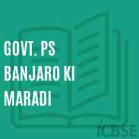 Govt. Ps Banjaro Ki Maradi Primary School Logo