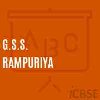 G.S.S. Rampuriya Secondary School Logo