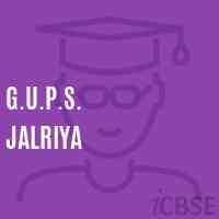 G.U.P.S. Jalriya Middle School Logo