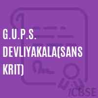 G.U.P.S. Devliyakala(Sanskrit) Middle School Logo