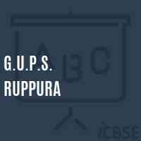 G.U.P.S. Ruppura Middle School Logo