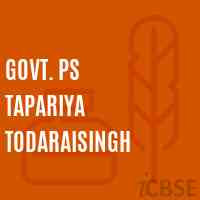Govt. Ps Tapariya Todaraisingh Primary School Logo