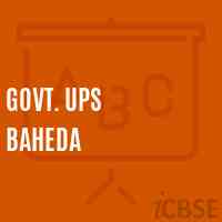 Govt. Ups Baheda Middle School Logo