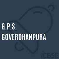 G.P.S. Goverdhanpura Primary School Logo