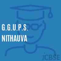 G.G.U.P.S. Nithauva Middle School Logo
