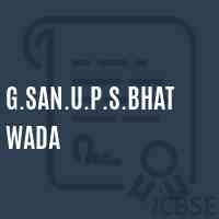 G.San.U.P.S.Bhatwada Middle School Logo