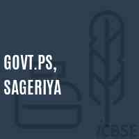 Govt.Ps, Sageriya Primary School Logo