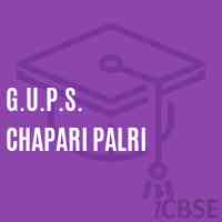 G.U.P.S. Chapari Palri Middle School Logo