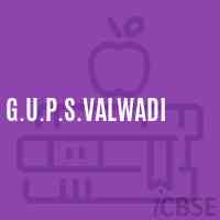 G.U.P.S.Valwadi Middle School Logo