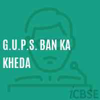 G.U.P.S. Ban Ka Kheda Middle School Logo