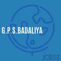 G.P.S.Badaliya Primary School Logo