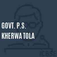 Govt. P.S. Kherwa Tola Primary School Logo