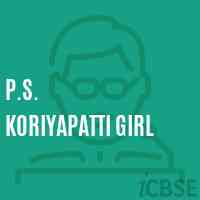 P.S. Koriyapatti Girl Primary School Logo