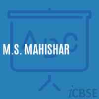 M.S. Mahishar Middle School Logo
