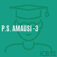 P.S. Amausi -3 Primary School Logo
