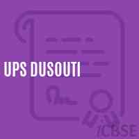 Ups Dusouti Middle School Logo