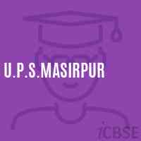 U.P.S.Masirpur Middle School Logo
