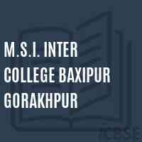 M.S.I. Inter College Baxipur Gorakhpur High School Logo