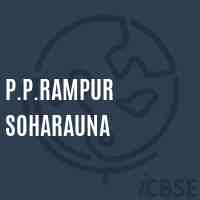 P.P.Rampur Soharauna Primary School Logo