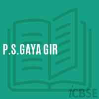 P.S.Gaya Gir Primary School Logo