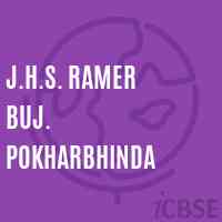J.H.S. Ramer Buj. Pokharbhinda Middle School Logo