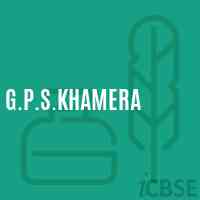 G.P.S.Khamera Primary School Logo