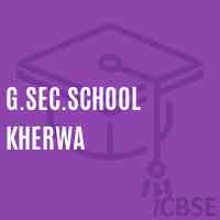 G.Sec.School Kherwa Logo