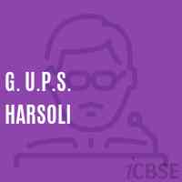 G. U.P.S. Harsoli Middle School Logo