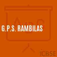 G.P.S. Rambilas Primary School Logo