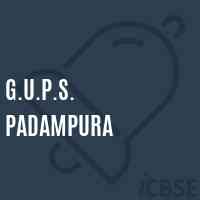 G.U.P.S. Padampura Middle School Logo
