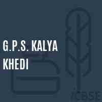 G.P.S. Kalya Khedi Primary School Logo