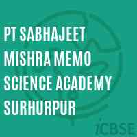 Pt Sabhajeet Mishra Memo Science Academy Surhurpur Middle School Logo