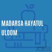 Madarsa Hayatul Uloom Middle School Logo