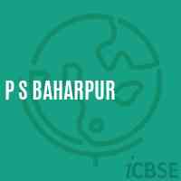 P S Baharpur Primary School Logo