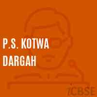 P.S. Kotwa Dargah Primary School Logo