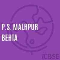 P.S. Malhpur Behta Primary School Logo