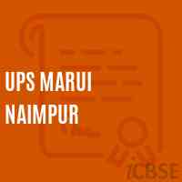 Ups Marui Naimpur Middle School Logo