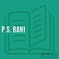 P.S. Bani Primary School Logo