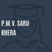 P.M.V. Saru Khera Middle School Logo