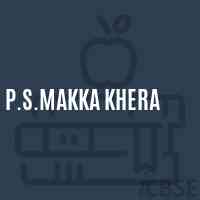 P.S.Makka Khera Primary School Logo