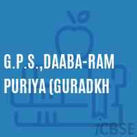 G.P.S.,Daaba-Rampuriya (Guradkh Primary School Logo