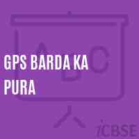 Gps Barda Ka Pura Primary School Logo