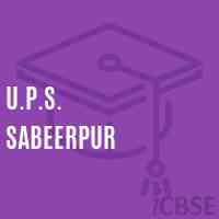U.P.S. Sabeerpur Middle School Logo