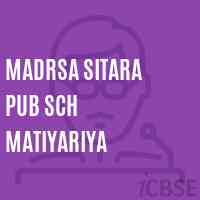 Madrsa Sitara Pub Sch Matiyariya Middle School Logo
